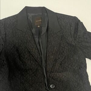 The Limited Elegant Black Lace Blazer